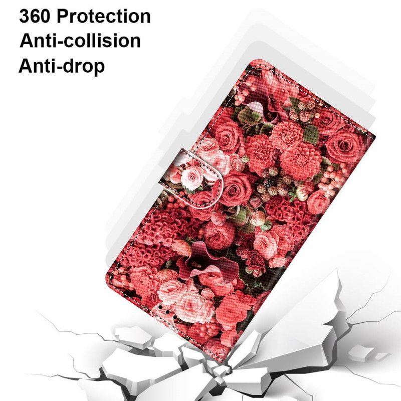 Obudowa Samsung Galaxy S21 Ultra 5G Etui na Telefon Romans Kwiatowy