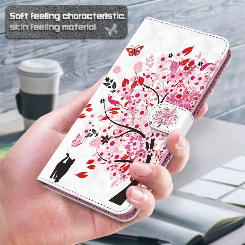 Pokrowce Samsung Galaxy S21 Ultra 5G Różowe Drzewo