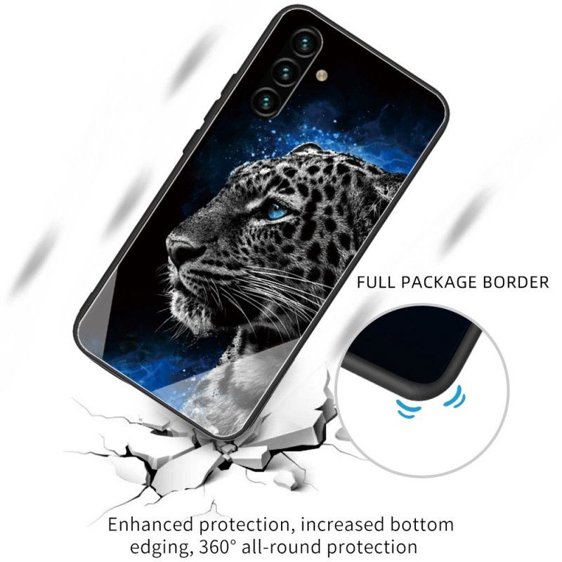 Etui Do Samsung Galaxy A13 5g Hartowana Twarz Kota