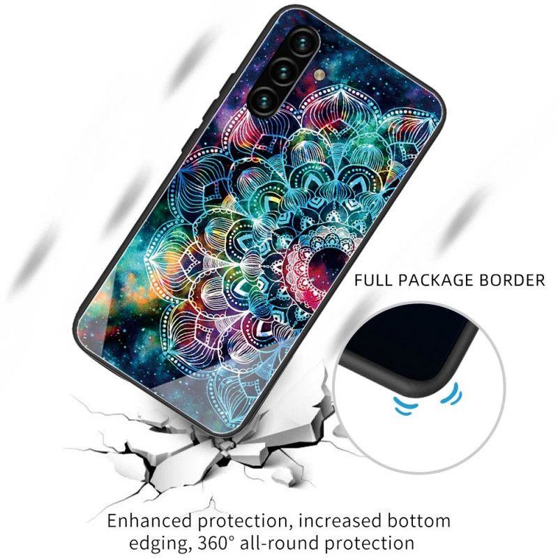 Etui Do Samsung Galaxy A13 5g Mandala Ze Szkła Hartowanego