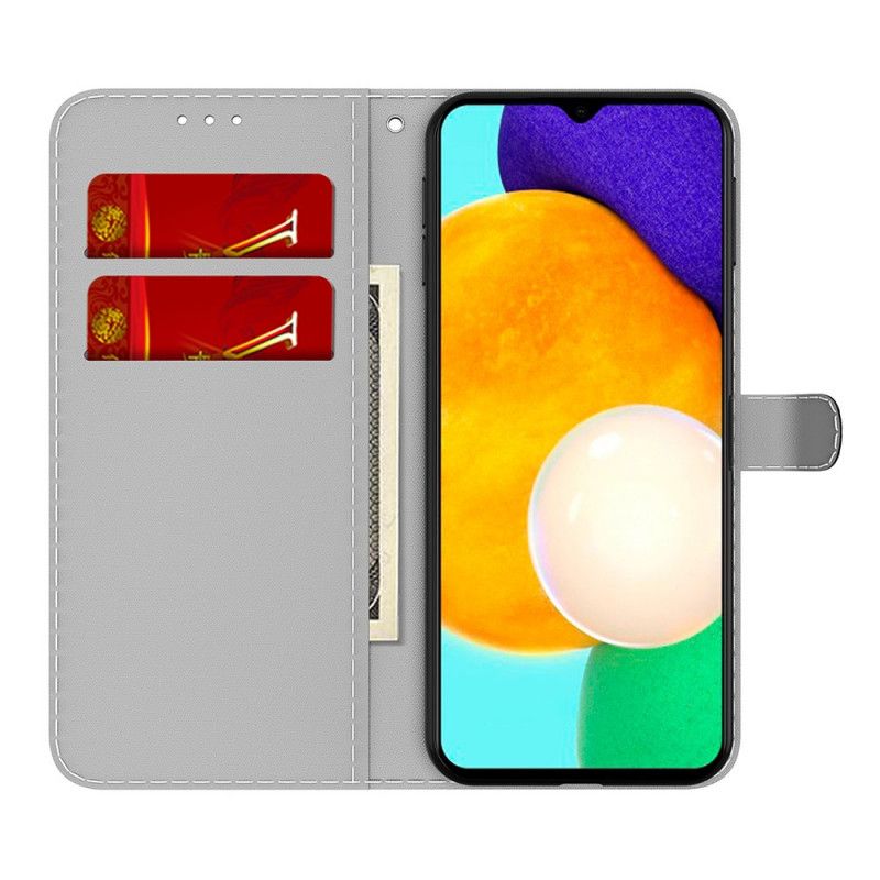 Etui Folio Do Samsung Galaxy A13 5g Abstrakcyjny Wzór