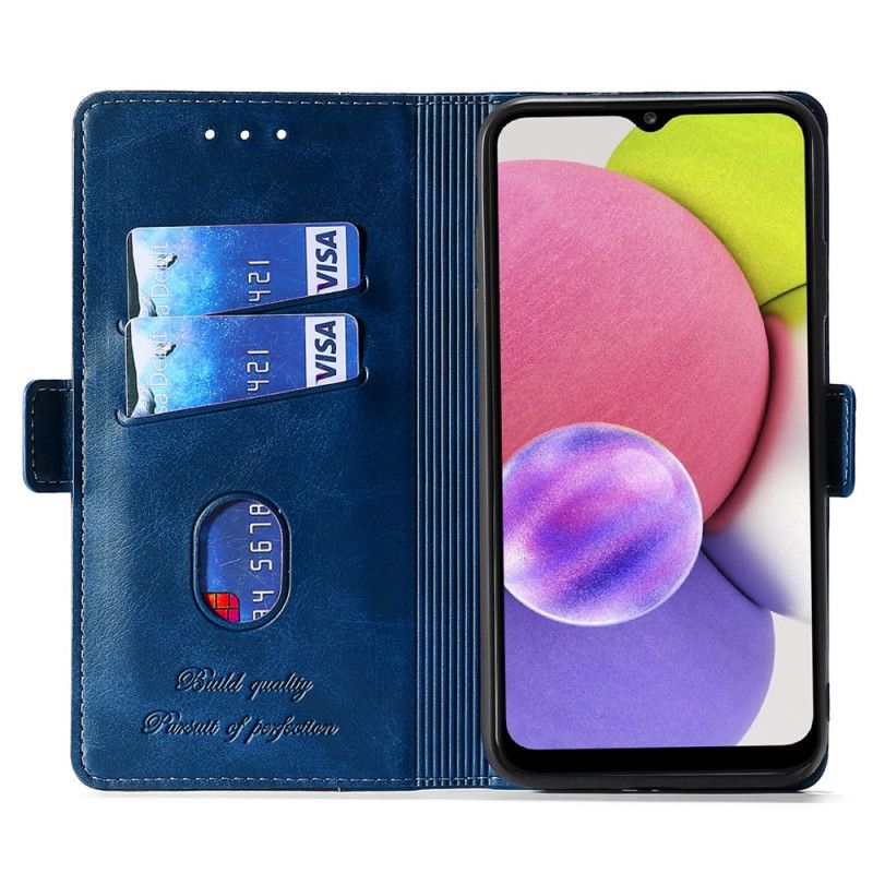 Etui Folio Do Samsung Galaxy A13 5g Bicolor Sztuczna Skóra