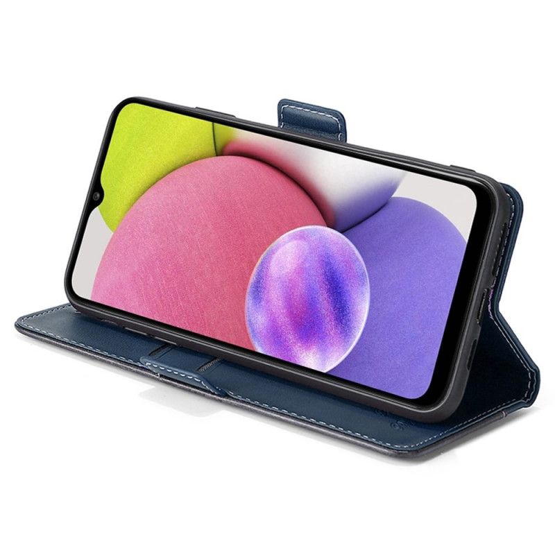 Etui Folio Do Samsung Galaxy A13 5g Bicolor Sztuczna Skóra