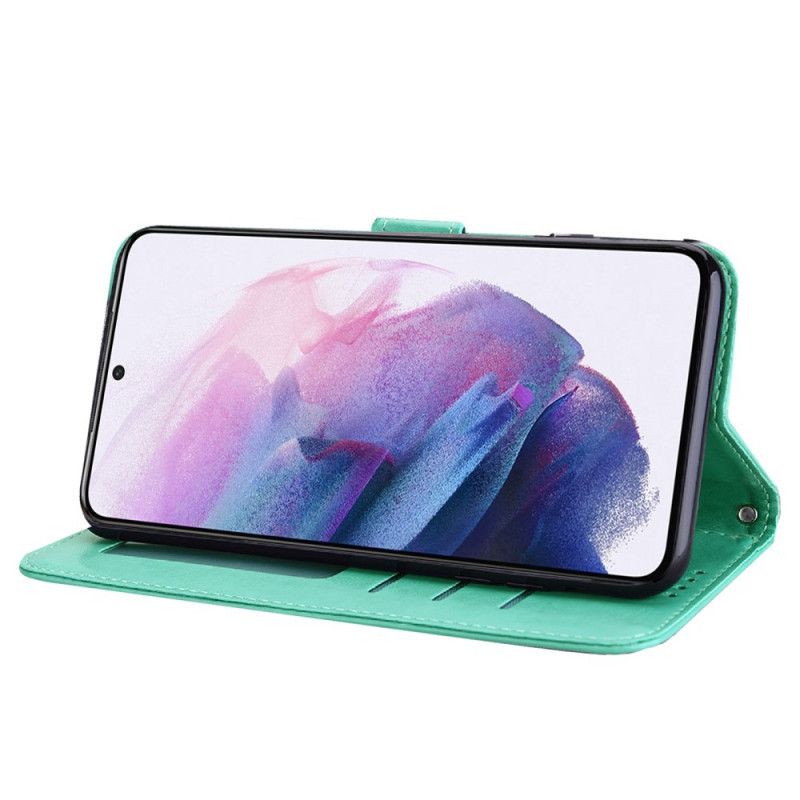 Etui Folio Do Samsung Galaxy A13 5g Drzewo I Jeleń