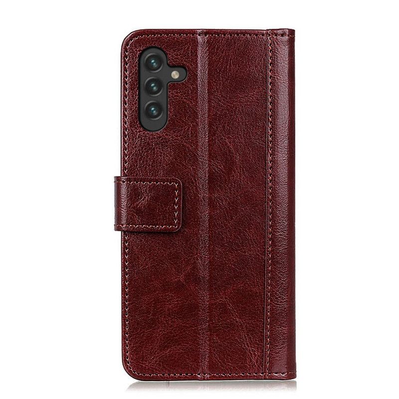 Etui Folio Do Samsung Galaxy A13 5g Efekt Antycznej Skóry