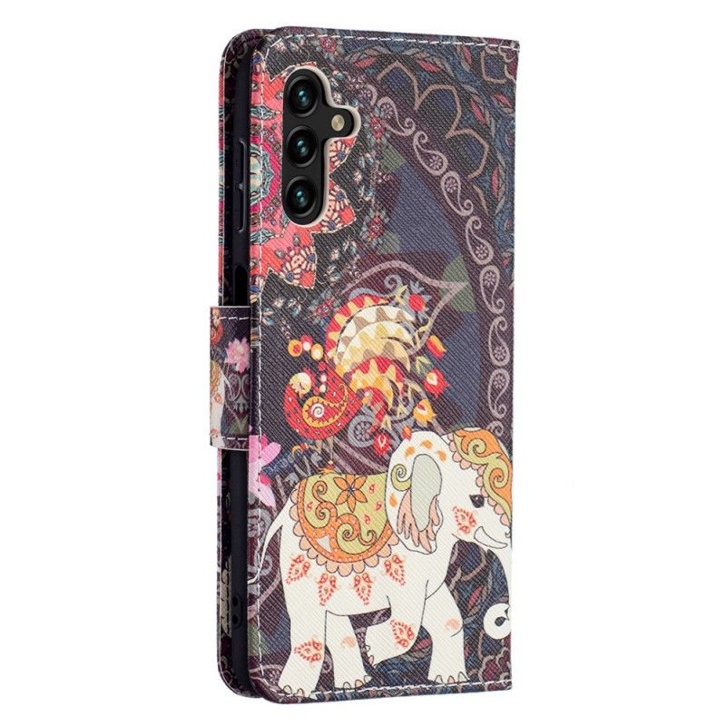 Etui Folio Do Samsung Galaxy A13 5g Słoń Indyjski