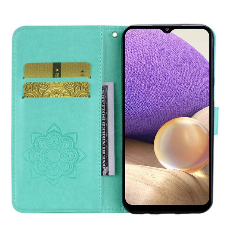 Etui Folio Do Samsung Galaxy A13 5g Sowa Mandala I Smycz