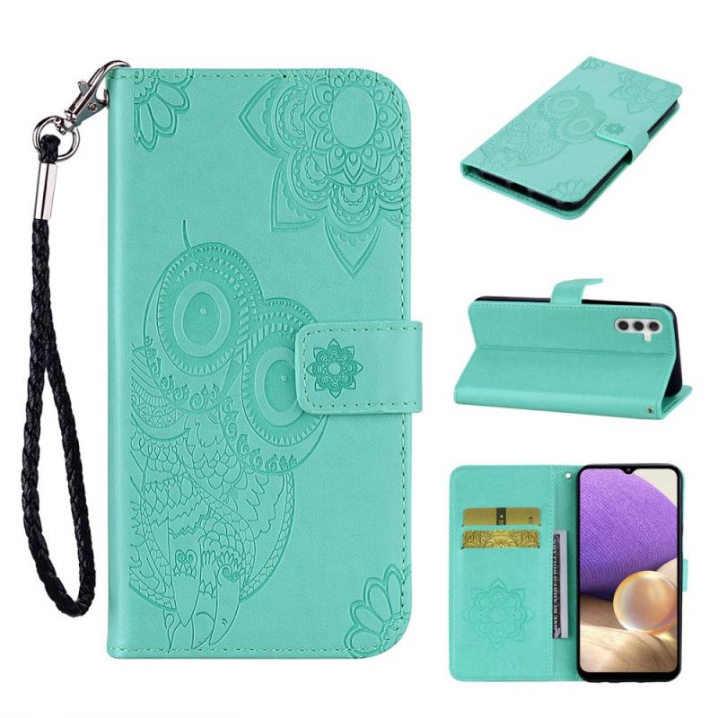 Etui Folio Do Samsung Galaxy A13 5g Sowa Mandala I Smycz