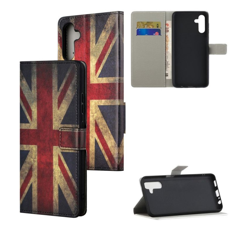 Etui Folio Samsung Galaxy A13 5g Flaga Anglii Etui Ochronne