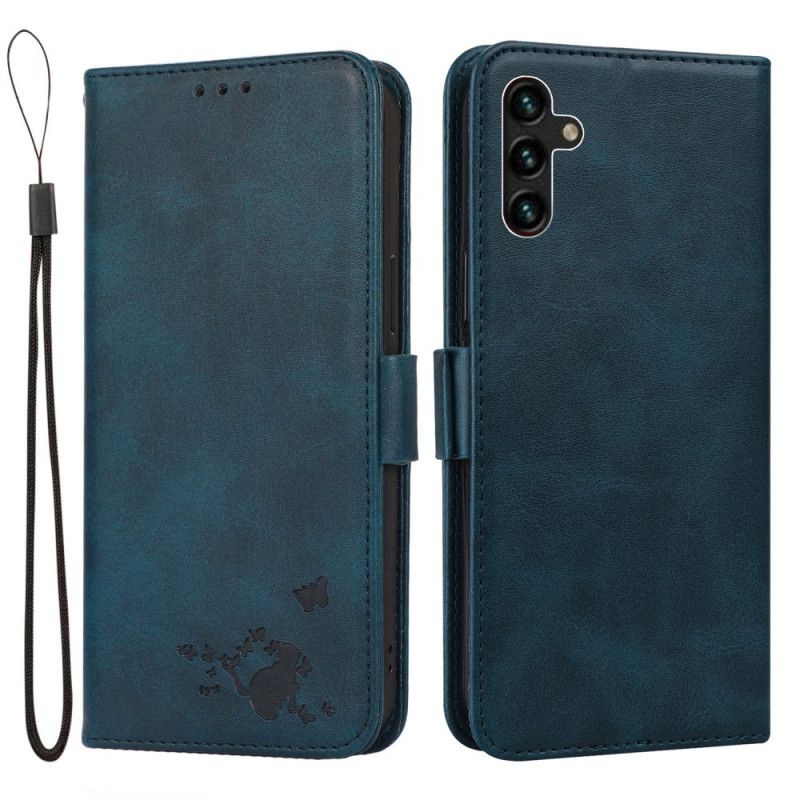 Etui Folio Samsung Galaxy A13 5g Kot I Motyle