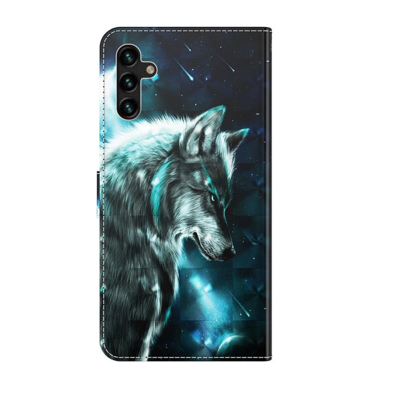 Etui Folio Samsung Galaxy A13 5g Majestic Wolf