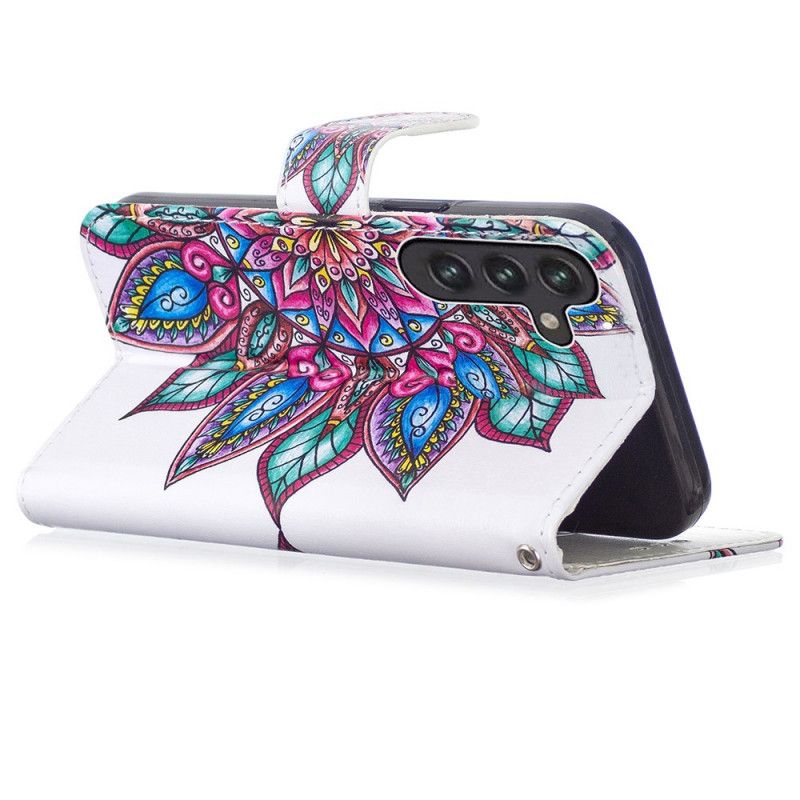 Etui Folio Samsung Galaxy A13 5g Narysowana Mandala