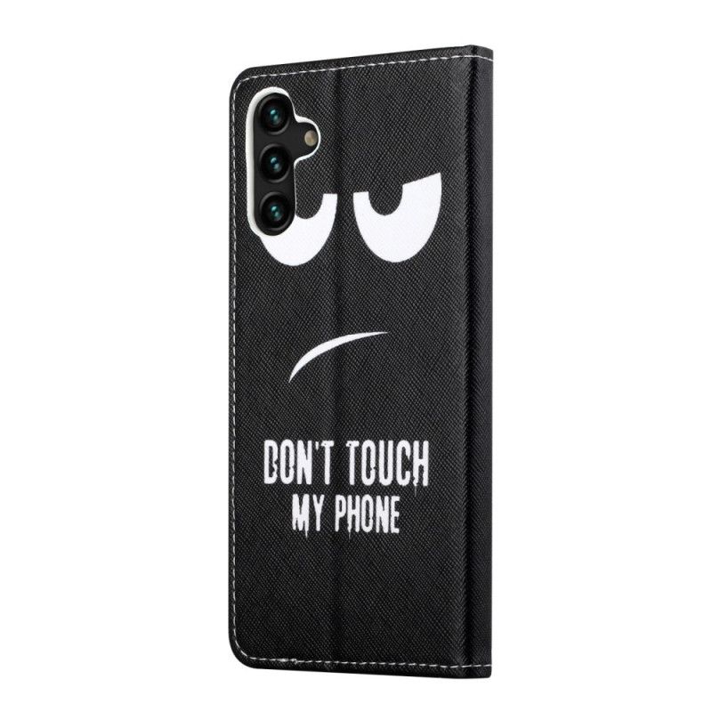 Etui Folio Samsung Galaxy A13 5g Nie Dotykaj Mojego Telefonu Etui Ochronne