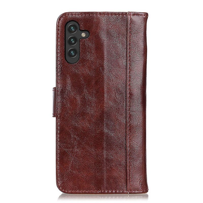 Etui Folio Samsung Galaxy A13 5g Patentowa Skóra Dwoina