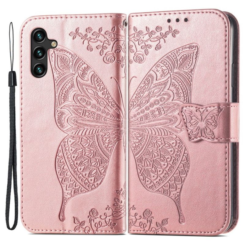 Etui Folio Samsung Galaxy A13 5g Pół Motyli Etui Ochronne