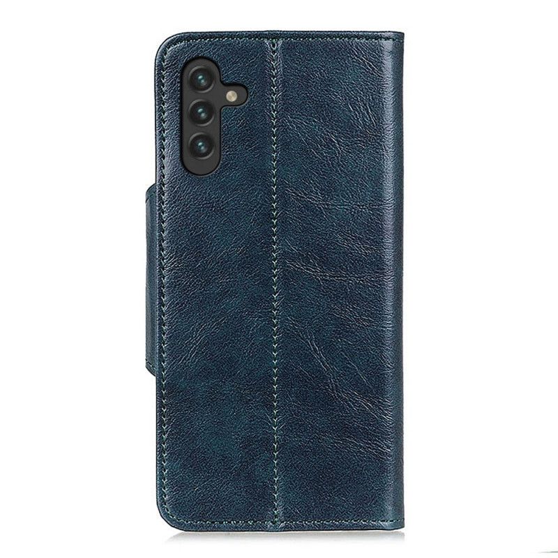 Etui Folio Samsung Galaxy A13 5g Przycisk Patentowy Ze Sztucznej Skóry Etui Ochronne