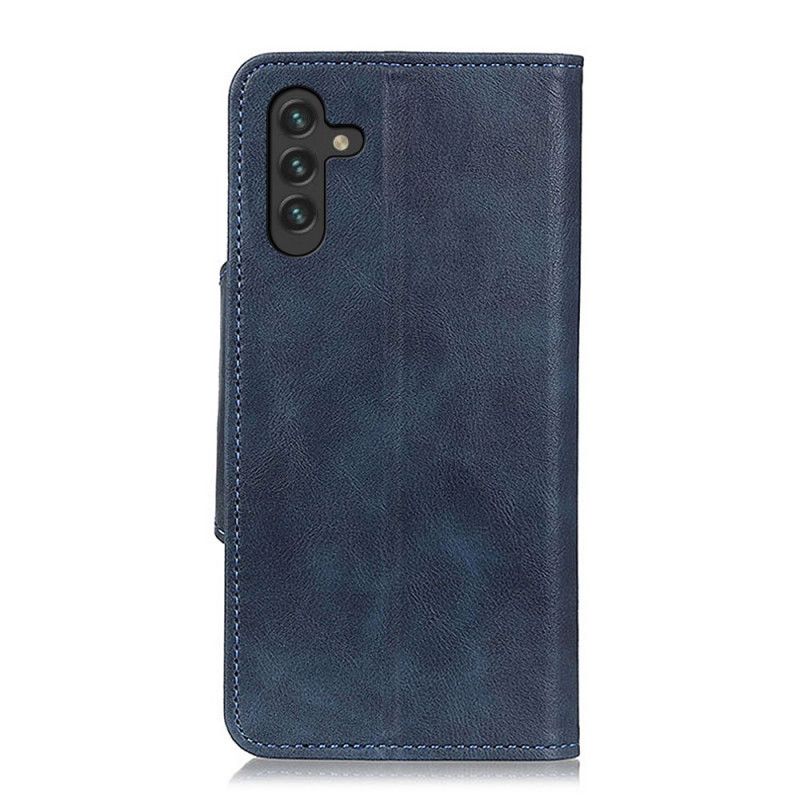 Etui Folio Samsung Galaxy A13 5g Przycisk Ze Sztucznej Skóry Etui Ochronne