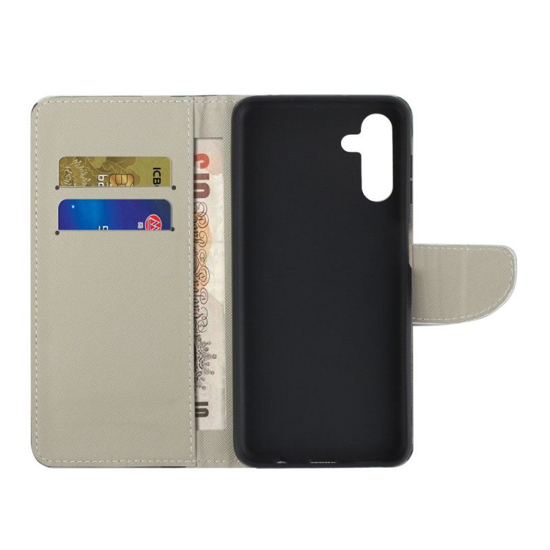 Etui Folio Samsung Galaxy A13 5g Retro Wieża Eiffla