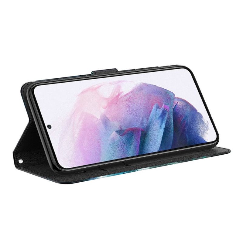 Etui Folio Samsung Galaxy A13 5g Żółte Motyle