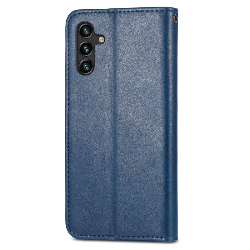 Etui Folio Samsung Galaxy A13 5g Sztuczna Skóra I Zapięcie Vintage