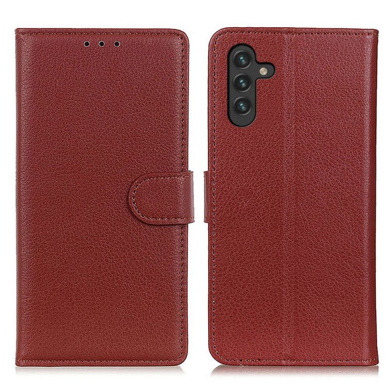 Etui Folio Samsung Galaxy A13 5g Tekstura Liczi