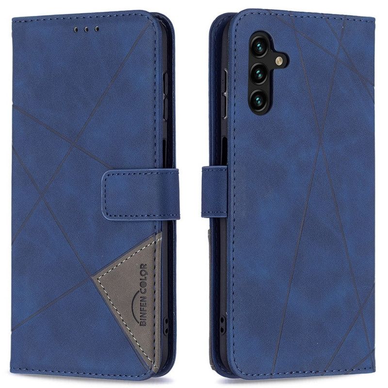 Etui Folio Samsung Galaxy A13 5g Trójkąty Kolorów Binfen Etui Ochronne