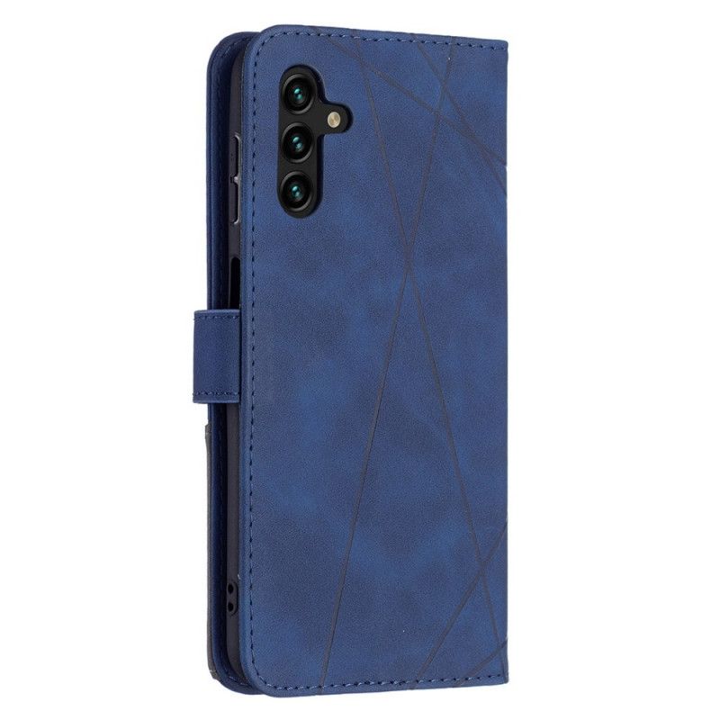 Etui Folio Samsung Galaxy A13 5g Trójkąty Kolorów Binfen Etui Ochronne