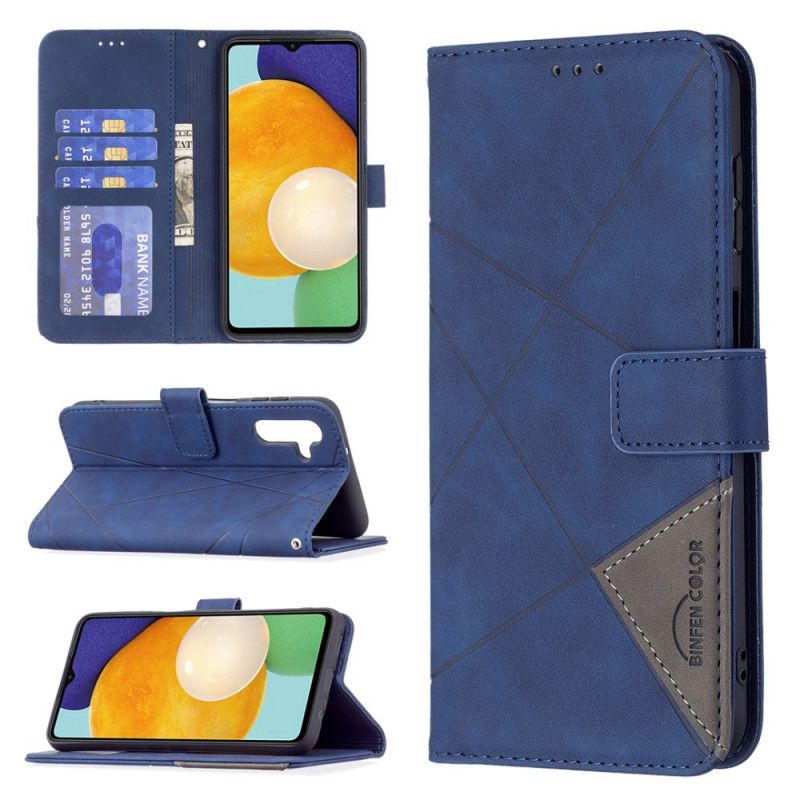 Etui Folio Samsung Galaxy A13 5g Trójkąty Kolorów Binfen Etui Ochronne