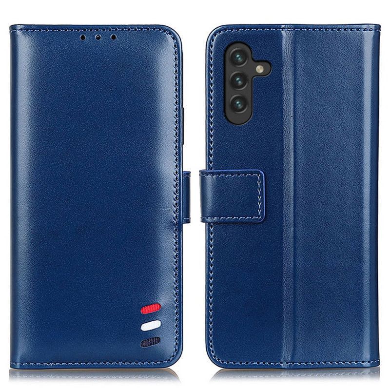 Etui Folio Samsung Galaxy A13 5g Trójkolorowy Efekt Skóry