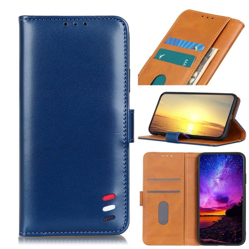 Etui Folio Samsung Galaxy A13 5g Trójkolorowy Efekt Skóry