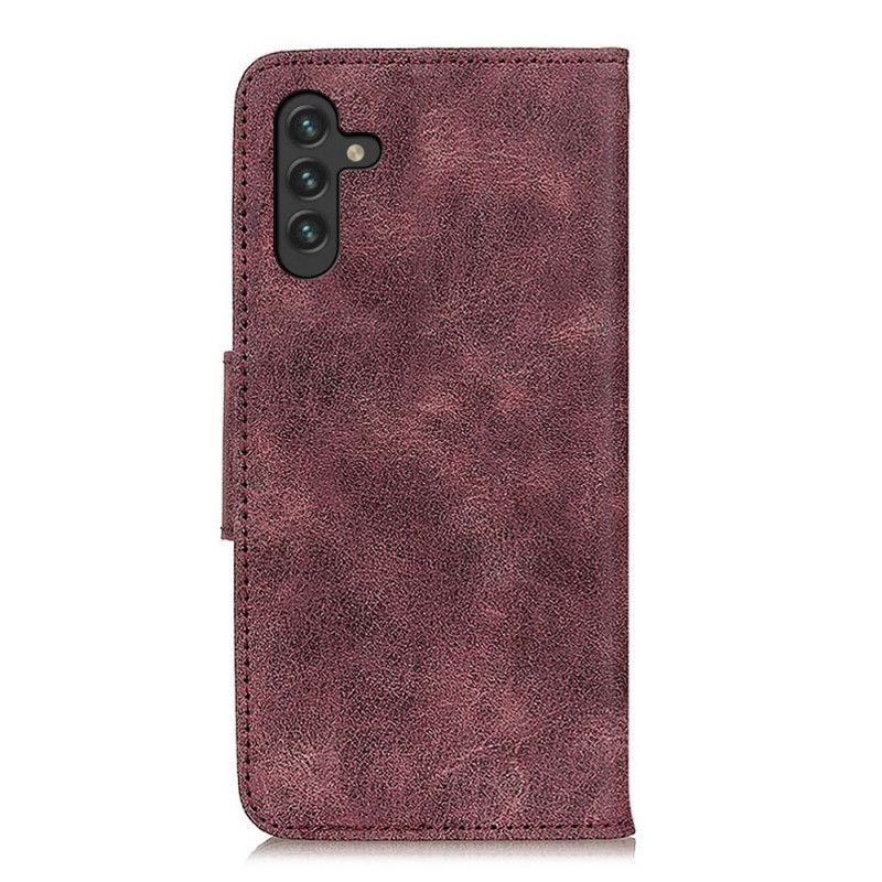 Etui Folio Samsung Galaxy A13 5g Vintage Split Skóra Etui Ochronne