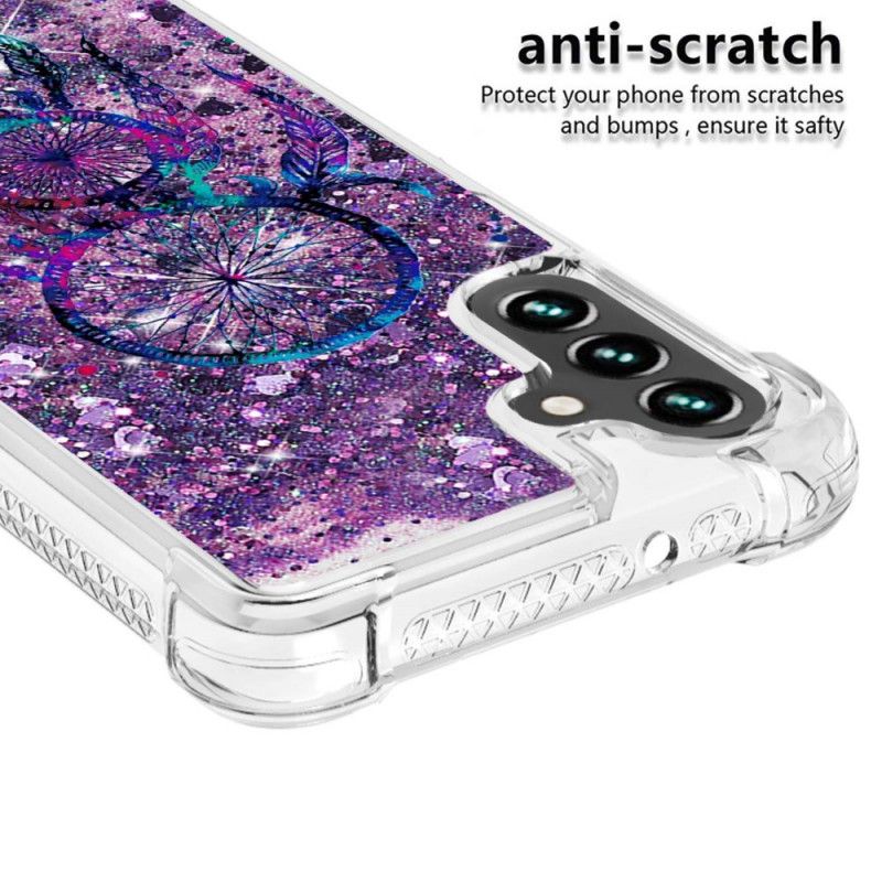 Etui Samsung Galaxy A13 5g Brokatowy Łapacz Snów