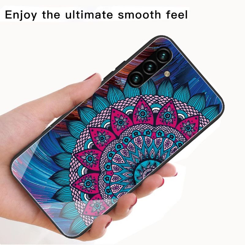 Etui Samsung Galaxy A13 5g Mandala Ze Szkła Hartowanego Etui Ochronne