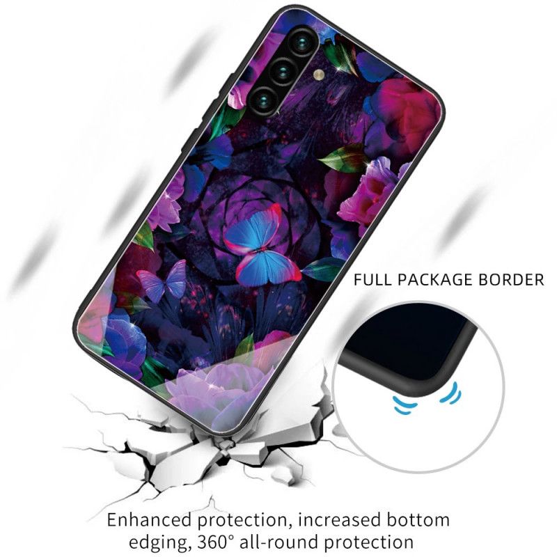 Etui Samsung Galaxy A13 5g Odmiana Motyli Ze Szkła Hartowanego