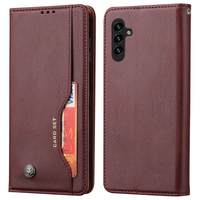 Flip Kotelot Do Samsung Galaxy A13 5g Etui Na Karty Ze Sztucznej Skóry