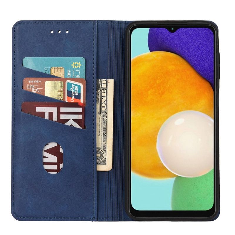 Flip Kotelot Samsung Galaxy A13 5g Bicolor Biznesowy Efekt Skóry Etui Ochronne