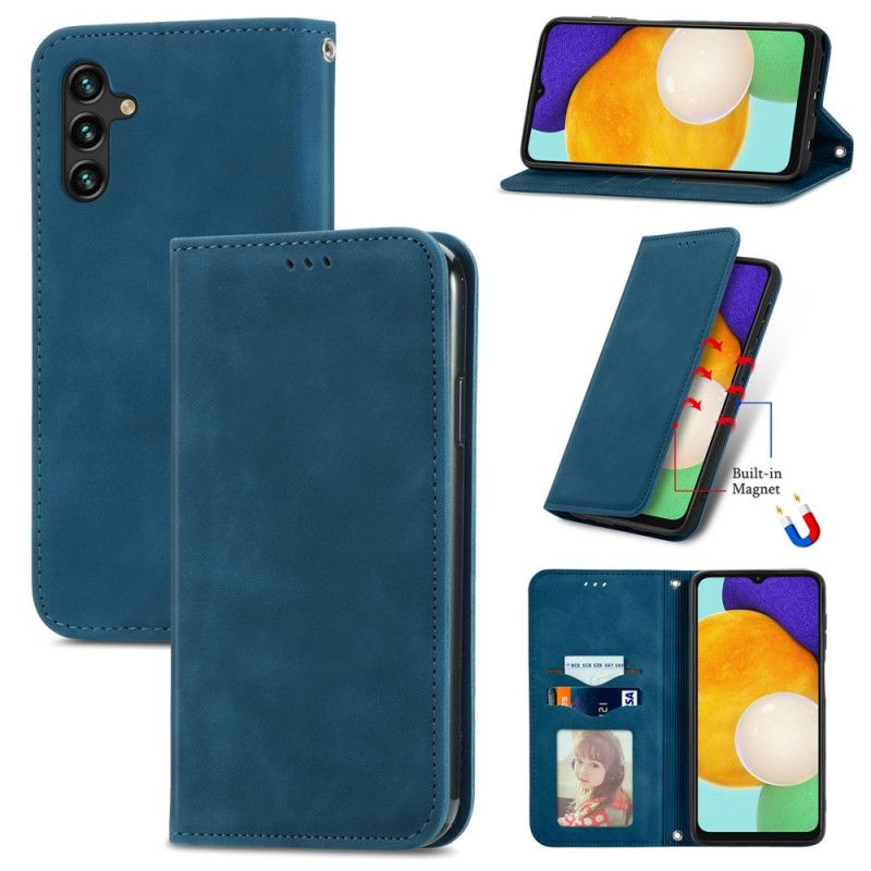 Flip Kotelot Samsung Galaxy A13 5g Etui Na Telefon Skóra W Stylu Vintage