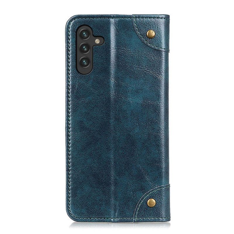 Flip Kotelot Samsung Galaxy A13 5g Etui Na Telefon Wersja Nitów Vintage