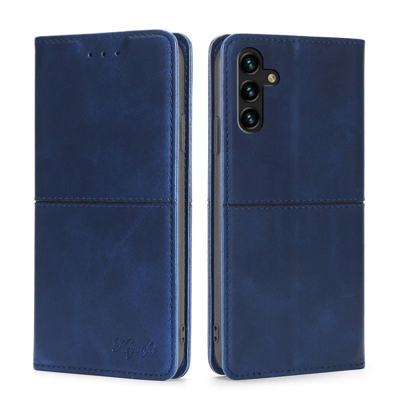 Flip Kotelot Samsung Galaxy A13 5g Styl Skórzany Couture Etui Ochronne