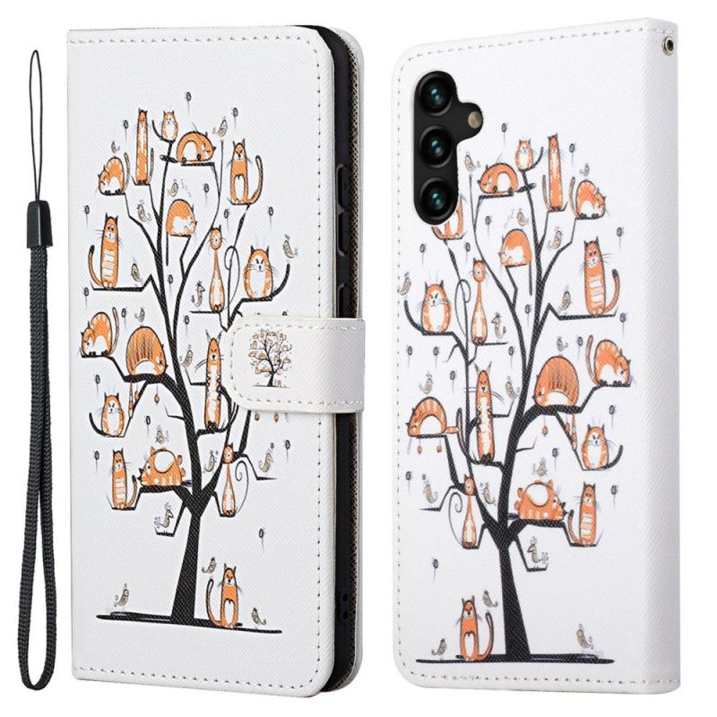 Obudowa Samsung Galaxy A13 5g Etui Na Telefon Funky Cats Strappy