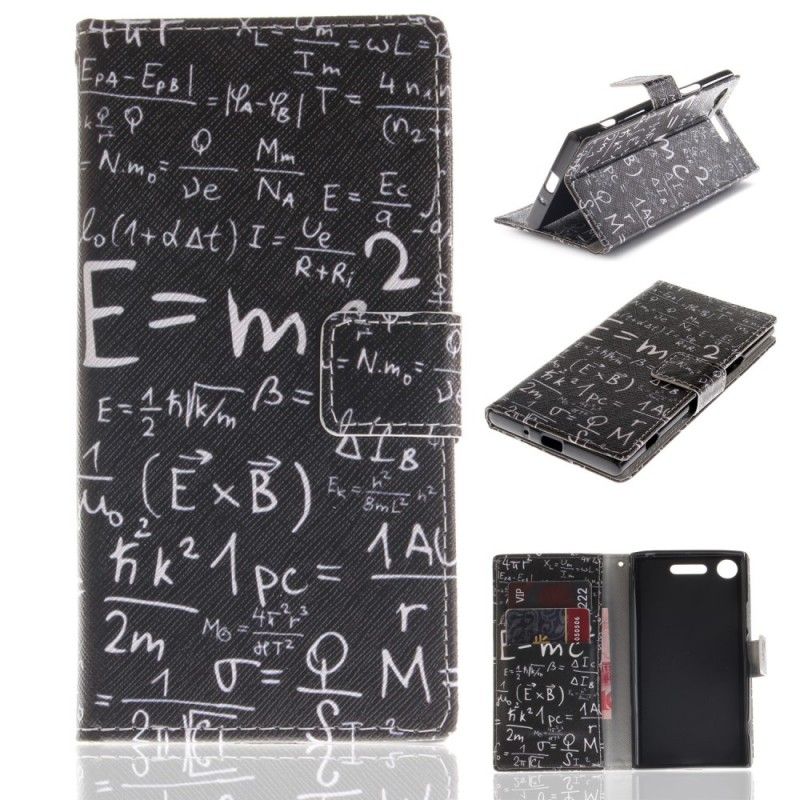 Etui Folio Sony Xperia XZ1 Obliczenia Matematyczne Etui Ochronne