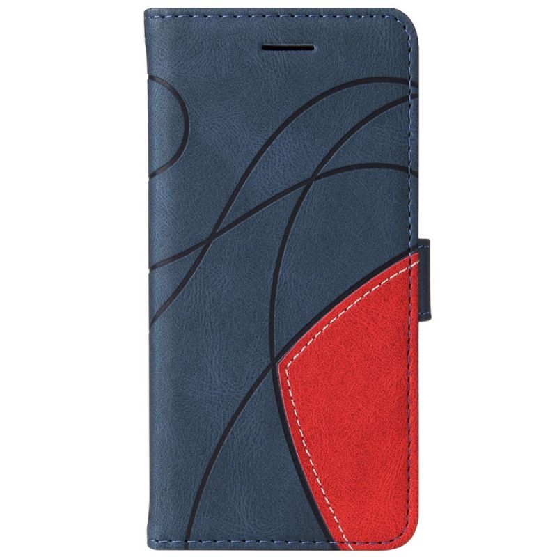 Etui Folio Huawei Nova 9 / Honor 50 Podpis Dwukolorowa Sztuczna Skóra Etui Ochronne