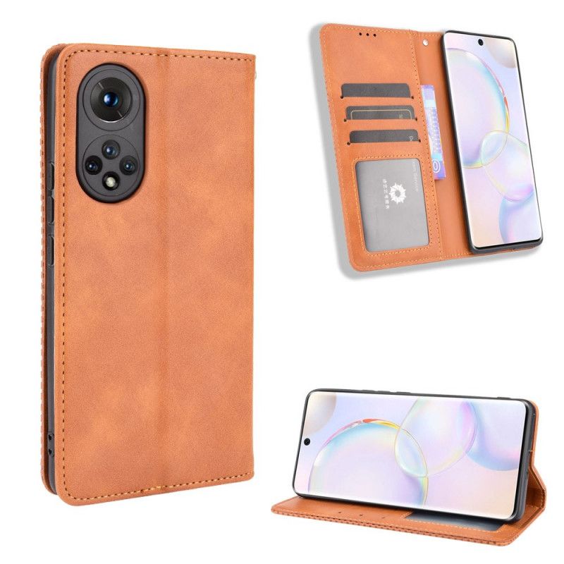 Flip Kotelot Huawei Nova 9 / Honor 50 Etui Na Telefon Stylizowany Efekt Skóry W Stylu Vintage