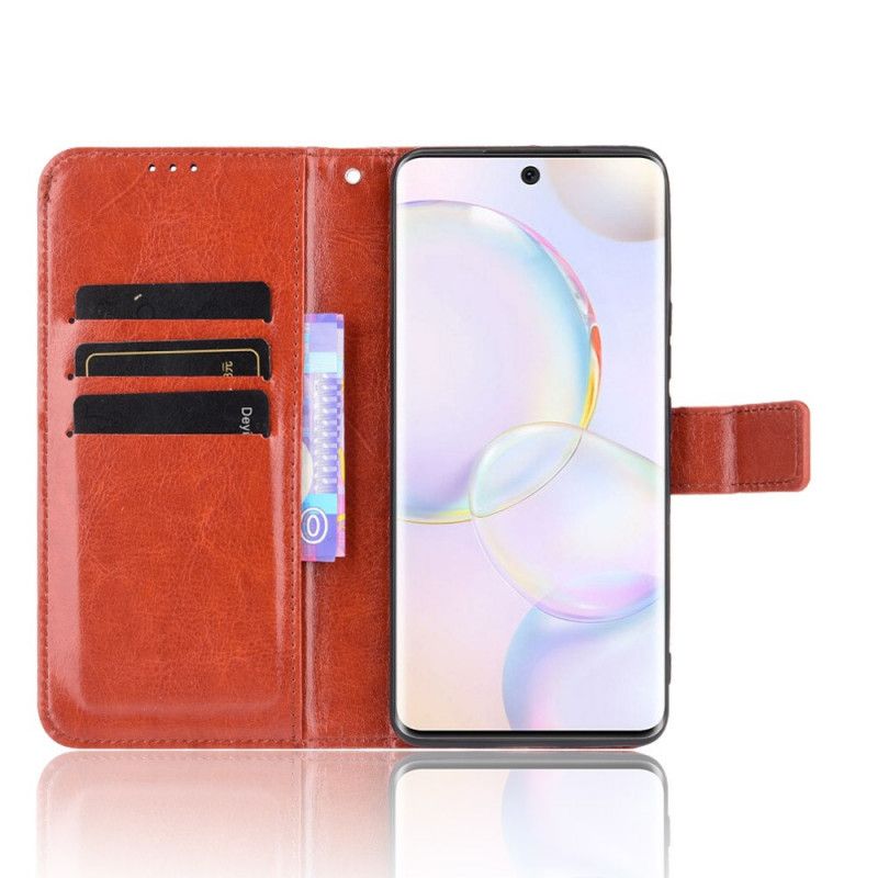 Obudowa Huawei Nova 9 / Honor 50 Etui Na Telefon Błyszcząca Sztuczna Skóra