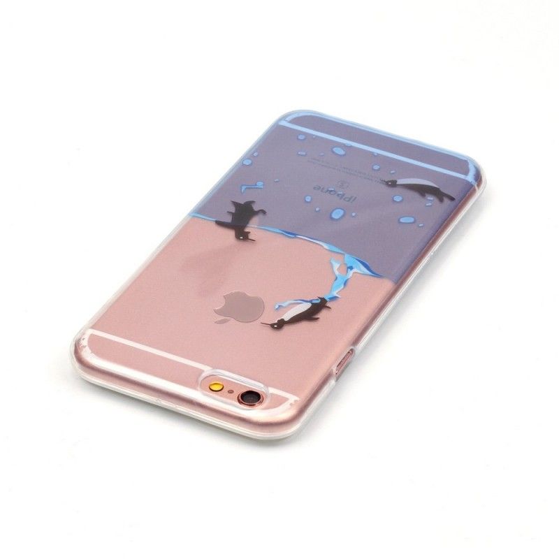 Etui iPhone 6 / 6S Przezroczysta Gra W Pingwiny Etui Ochronne