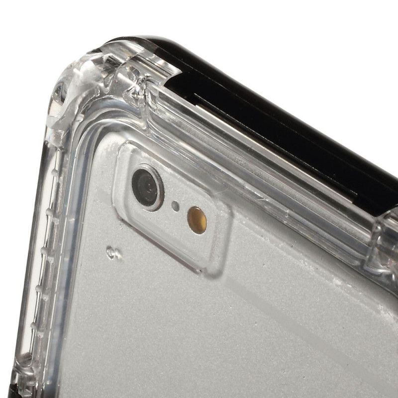 Futerały iPhone 6 / 6S Biały Czarny Etui na Telefon Wodoodporny Z Paskiem