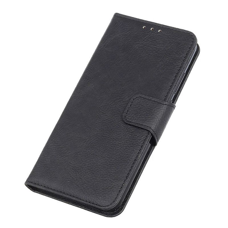 Etui Folio Huawei Y6 2019 Czarny Styl Ze Skóry Liczi Etui Ochronne