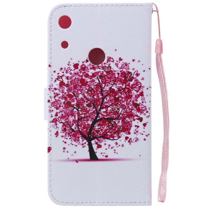 Etui Folio Huawei Y6 2019 Czerwone Drzewo