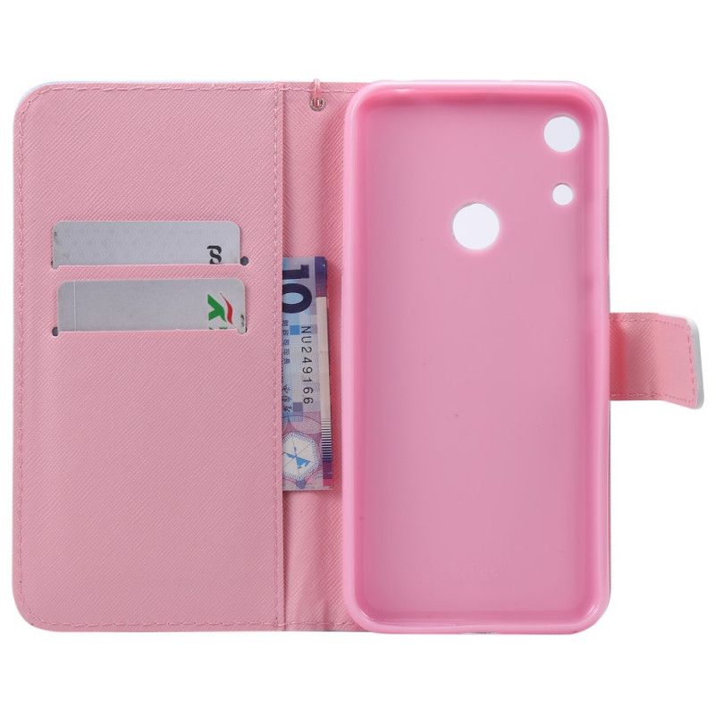 Etui Folio Huawei Y6 2019 Czerwone Drzewo