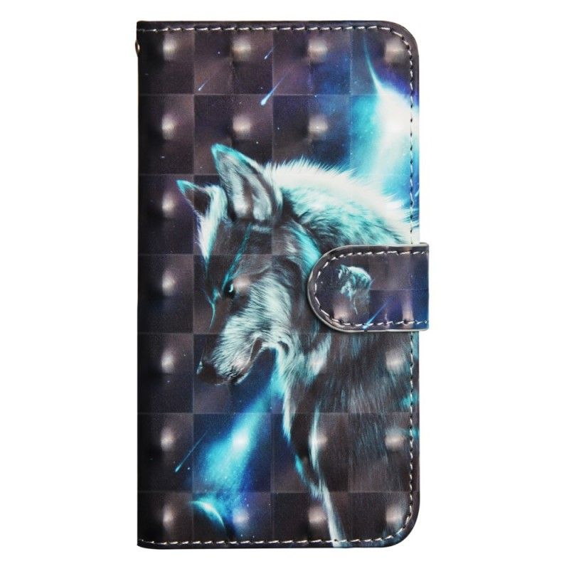 Etui Folio Huawei Y6 2019 Majestatyczny Wilk Etui Ochronne